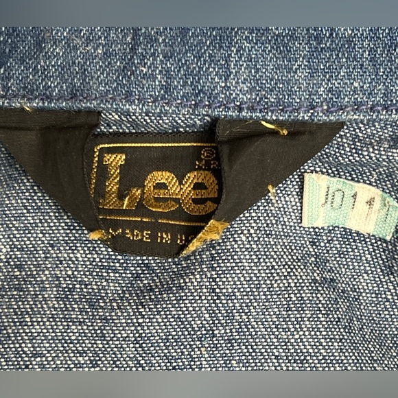 AMAZING Vintage Lee Pilot’s Jean Jacket in Blue Denim - Picture 7 of 7